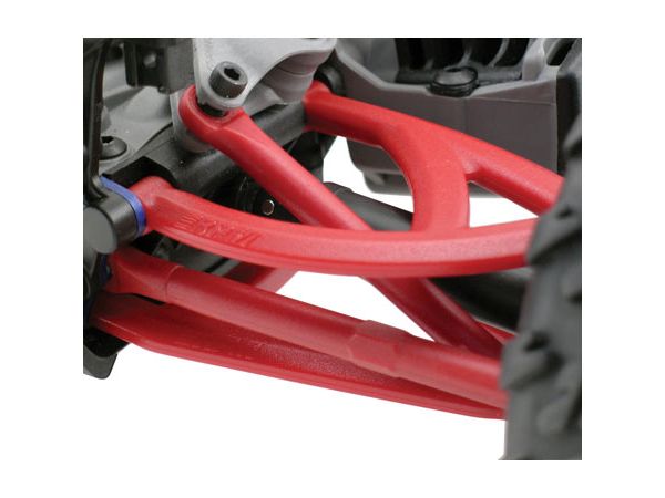 Rear Upper/Lower A-Arms, Red: 1/16 ERV