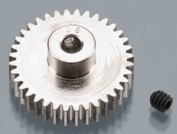 Nickel-Plated 48 Pitch Pinion Gear, 36T