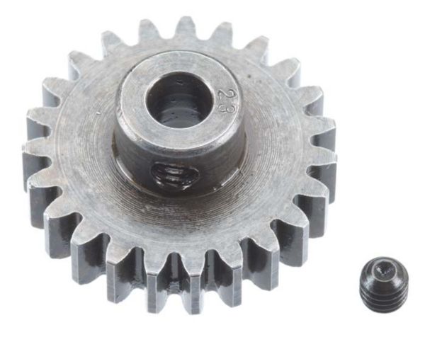 Extra Hard Steel 5mm Bore 1 Module Pinion, 23T