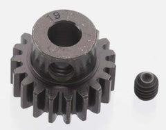 Extra Hard 19 Tooth Blackened Steel 32p Pinion, 5mm