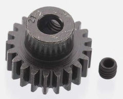 Extra Hard 21 Tooth Blackened Steel 32p Pinion, 5mm