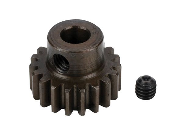 Extra Hard 5mm Bore .8 Module (31.75P) Pinion, 19T