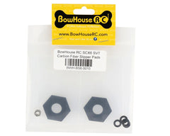 BowHouse RC SCX6 SVT Carbon Fiber Slipper Pads