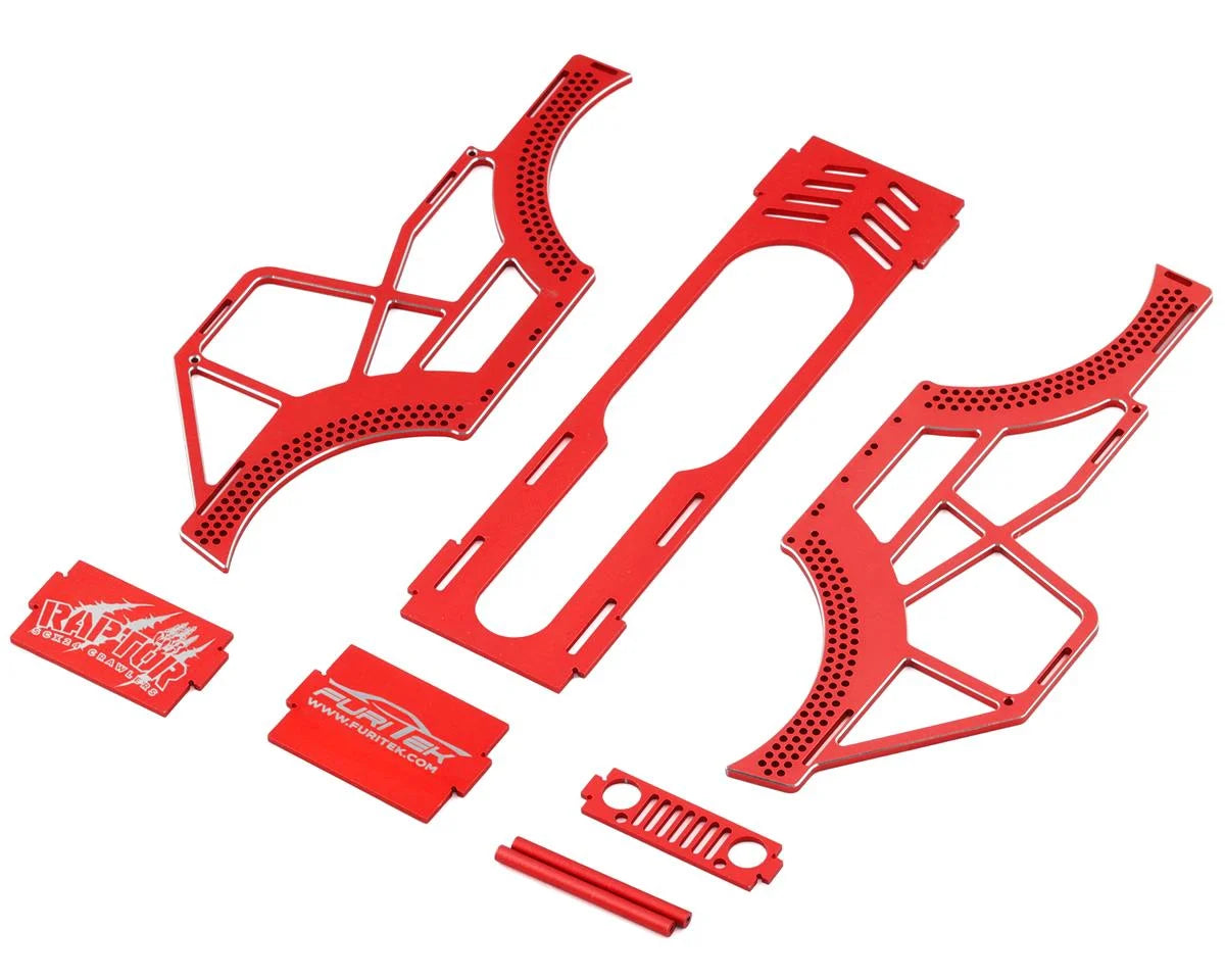 Aluminum Alloy Front Bumper Mount For Axial SCX24 Crawler - 2pcs Black Upgrade Parts