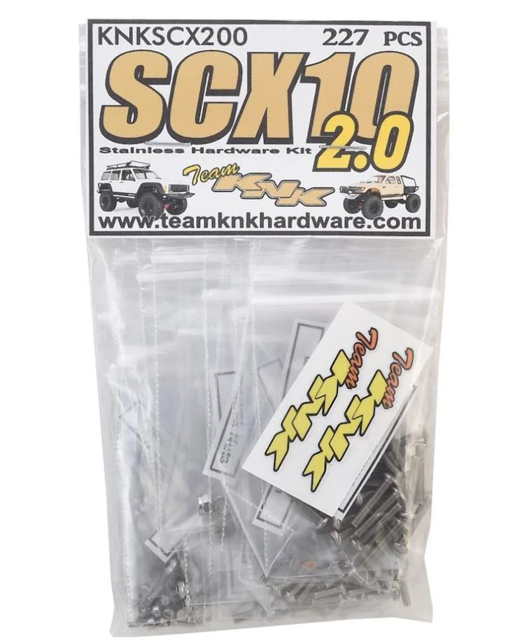 Team KNK Stainless Hardware Kit for Axial SCX10 2.0
