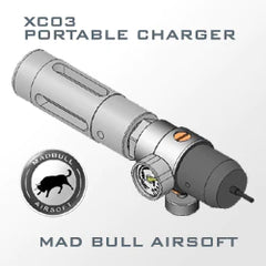 MadBull Airsoft Portable 12g C02 Charger W/ Regulator