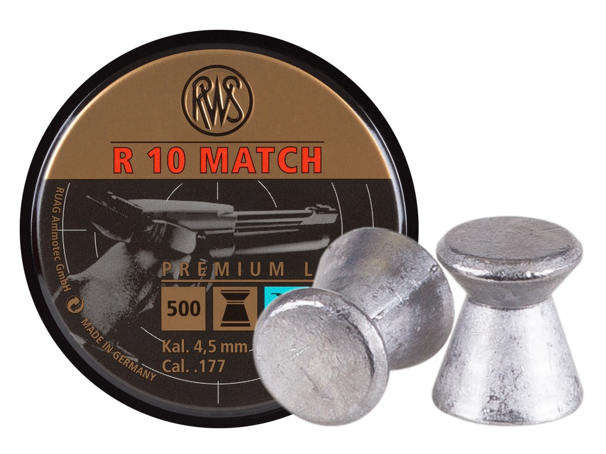 RWS R10 Match .177 .45g Tin Pellet (500)