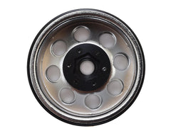 SSD RC 8 Hole 1.9” Steel Beadlock Wheels (Chrome)
