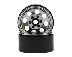 SSD RC 8 Hole 1.9” Steel Beadlock Wheels (Chrome)