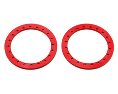 SSD RC 1.9” Aluminum Beadlock Rings (Red) (2)