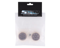 SSD RC SCX24 1.0” Aluminum/Brass Challenger Wheels (Bronze) (2)