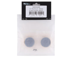 SSD RC SCX24 1.0” Aluminum/Brass D Hole Beadlock Wheels (Black) (2)
