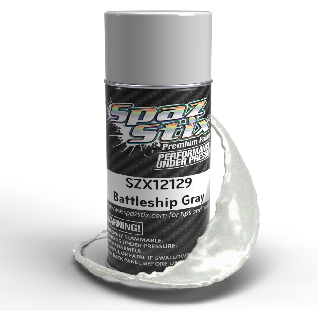 Spaz Stix Battleship Gray Aerosol Paint