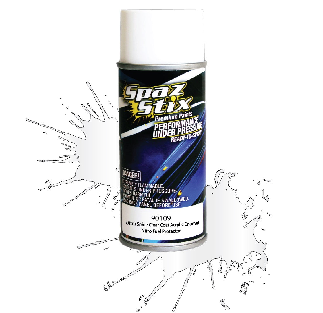 Spaz Stix Ultra Shine Clear Coat Enammel Nitro Fuel Protector