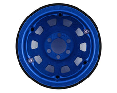 Vanquish Products KMC KM236 Tank 2.2" Beadlock Crawler Wheels (Blue) (2)