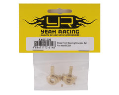 Brass Front Steering Knuckles Set for Axial SCX24