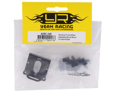 Yeah Racing Axial SCX24 Front & Rear Adjustable Shock Mounts w/ESC Plate (Black)