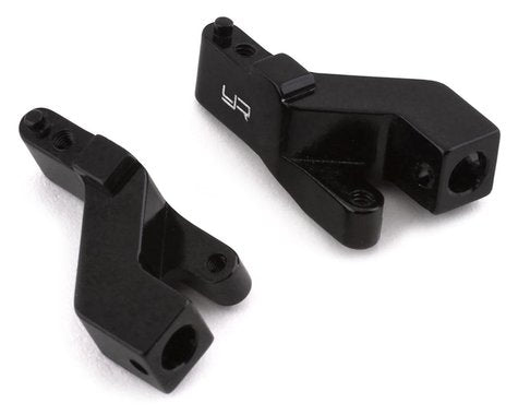 Yeah Racing Axial SCX24 Jeep Aluminum Rear Bumper Mounts (Black) (2)