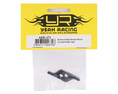 Yeah Racing Axial SCX24 Jeep Aluminum Rear Bumper Mounts (Black) (2)